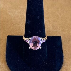 18k Gold Vermeil Citrine Ring